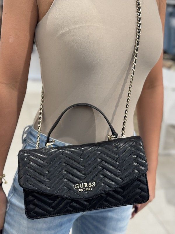 Guess - Anning Convertible Xbody Flap - Zwart