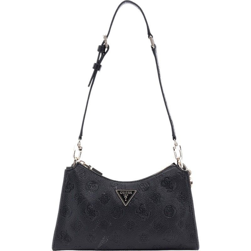Guess - Cresidia Top Zip Shoulder Bag - Zwart