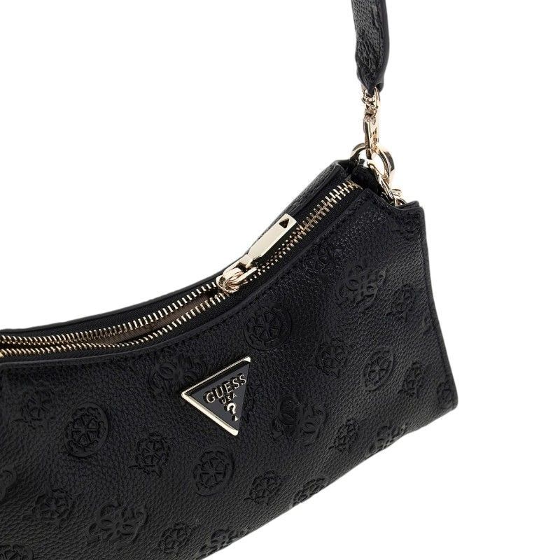 Guess - Cresidia Top Zip Shoulder Bag - Zwart