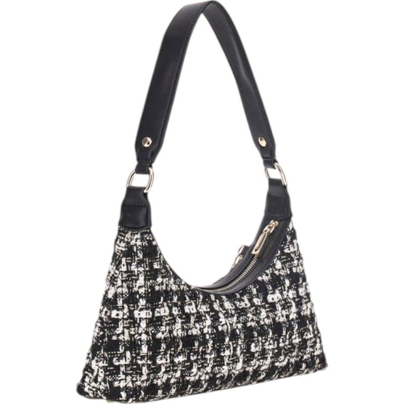 Guess - Everlee Top Zip Shoulder Bag - Zwart