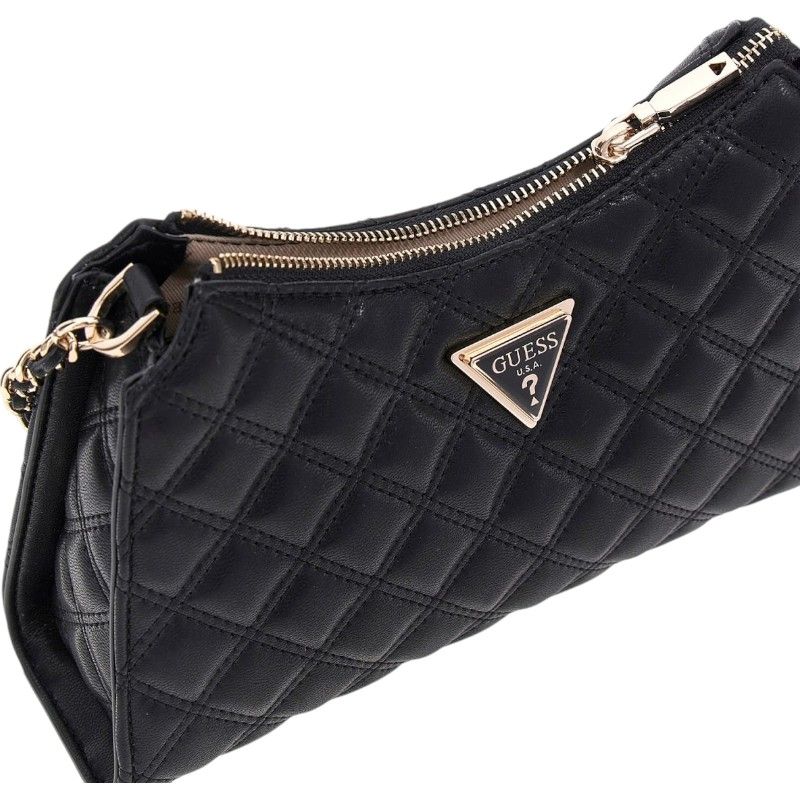 Guess - Giully Top Zip Shoulder Bag - Zwart