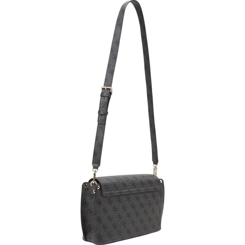 Guess - Meridian Flap Crossbody - Zwart