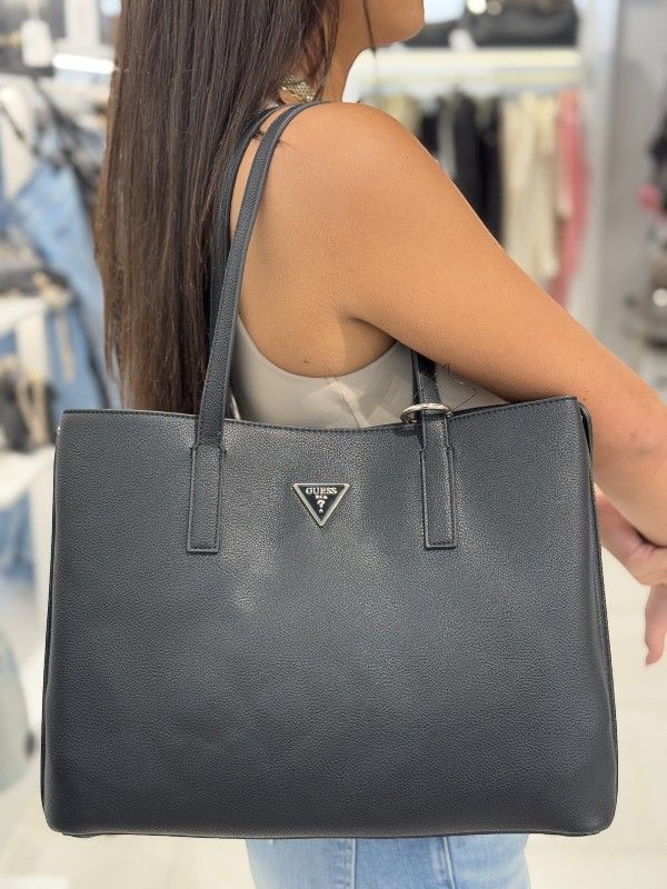 Guess - Meridian Girlfriend Tote - Zwart