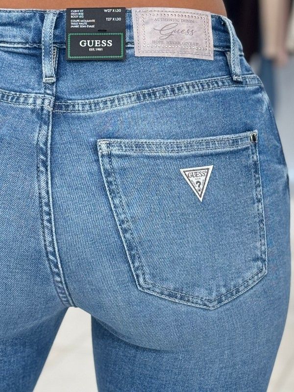 Guess - Sexy Flare Boot High - Blauw