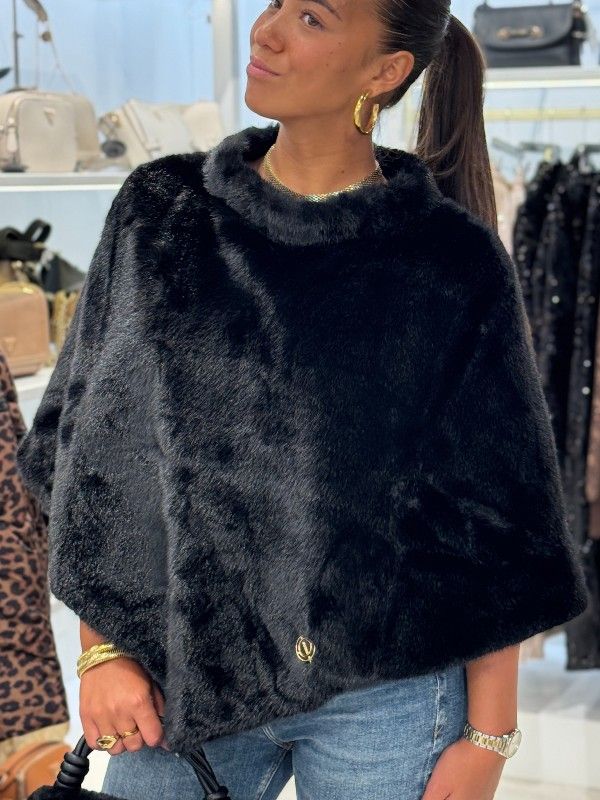Guess - Shaida Poncho - Zwart