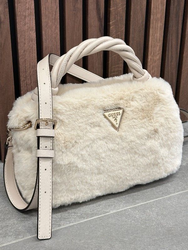 Guess - Shaida Top Handle Crossbody - Beige