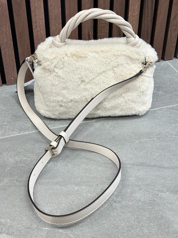 Guess - Shaida Top Handle Crossbody - Beige