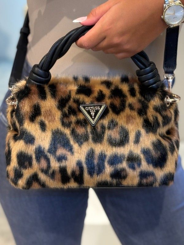 Guess - Shaida Top Handle Crossbody - Bruin