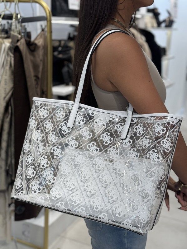 Guess - Tuana Large Tote - Wit