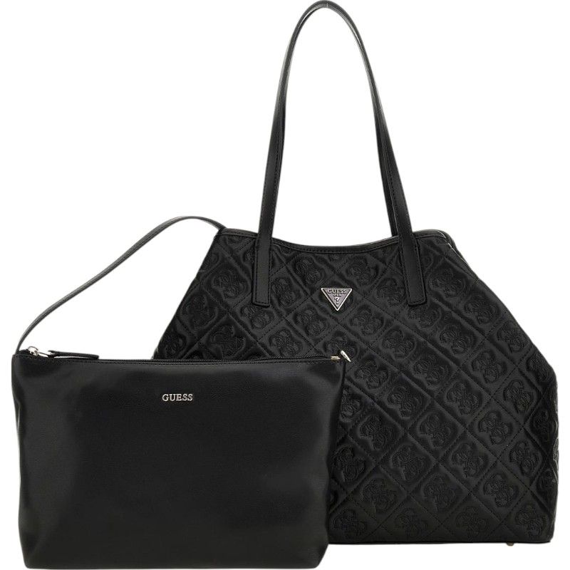 Guess - Adelasia Large 2 In 1 Tote - Zwart