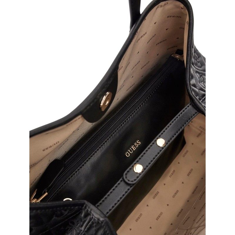 Guess - Adelasia Large 2 In 1 Tote - Zwart