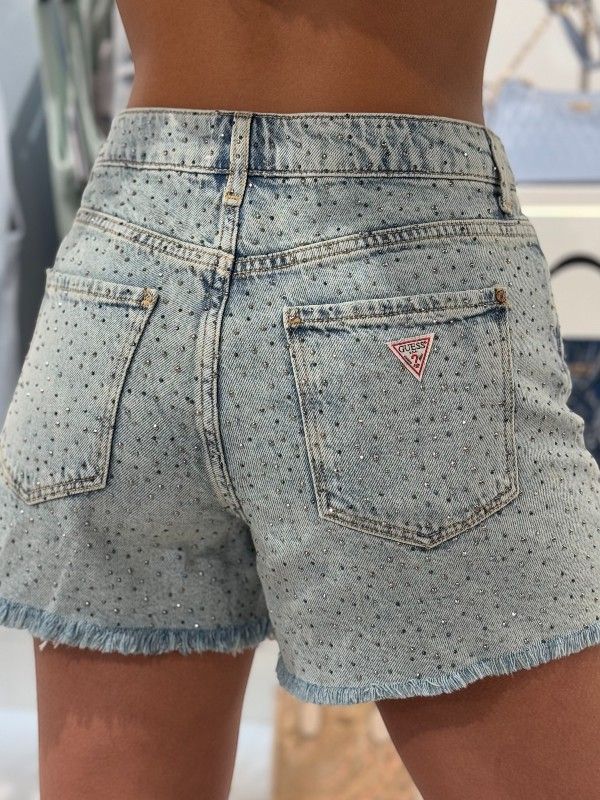 Guess Active - Relaxed Midi Short - Blauw