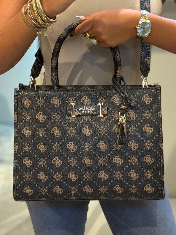 Guess - Silia 2 Comp Tote - Bruin