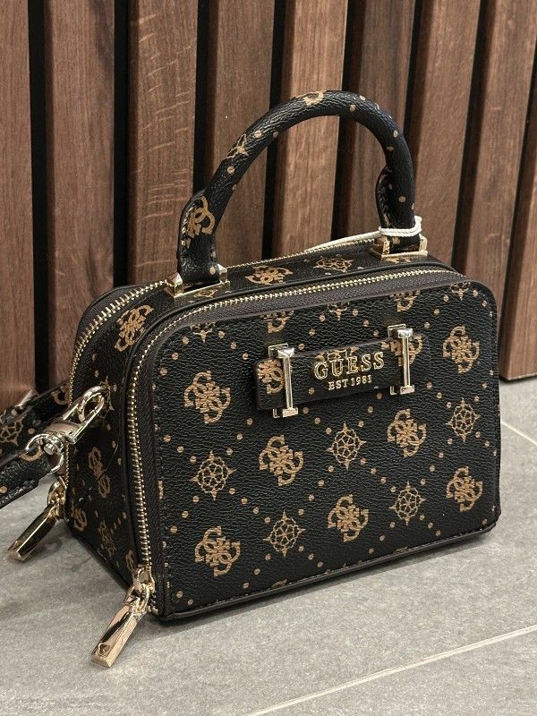 Guess - Silia Mini Satchel - Bruin