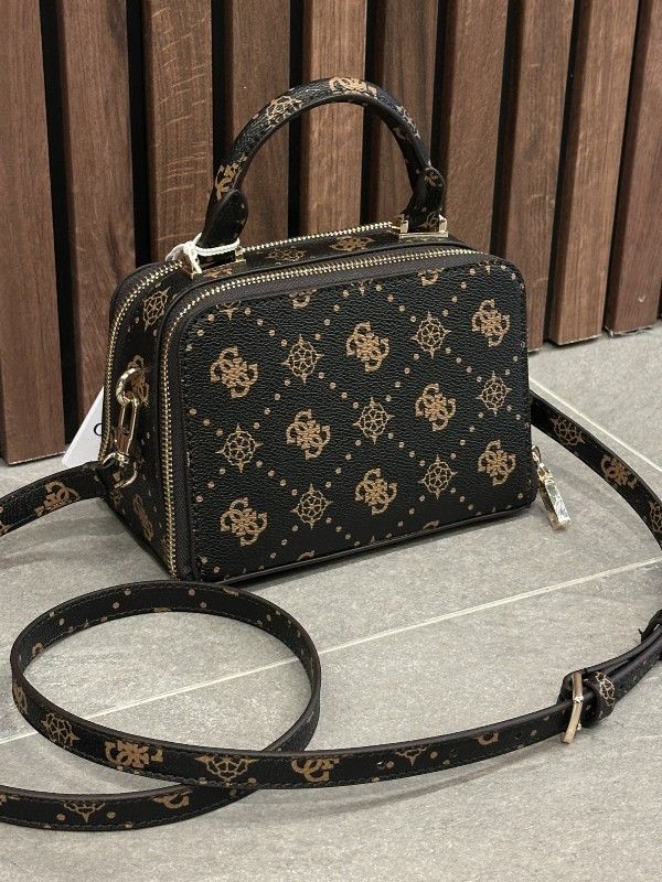 Guess - Silia Mini Satchel - Bruin