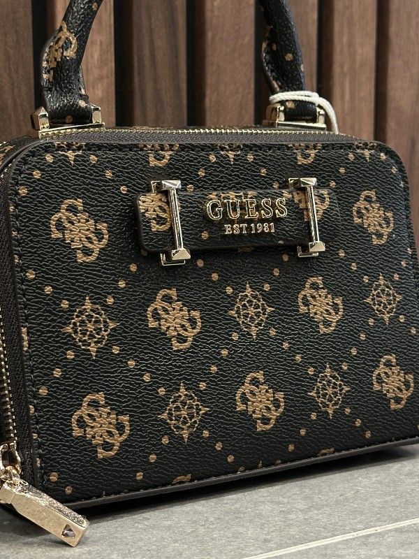 Guess - Silia Mini Satchel - Bruin