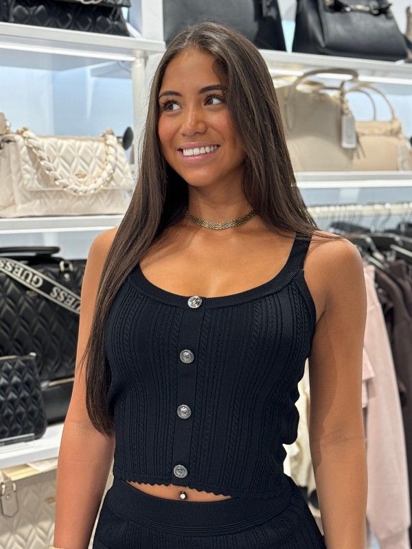 Guess - SL Carmen Tank Top SWTR - Zwart