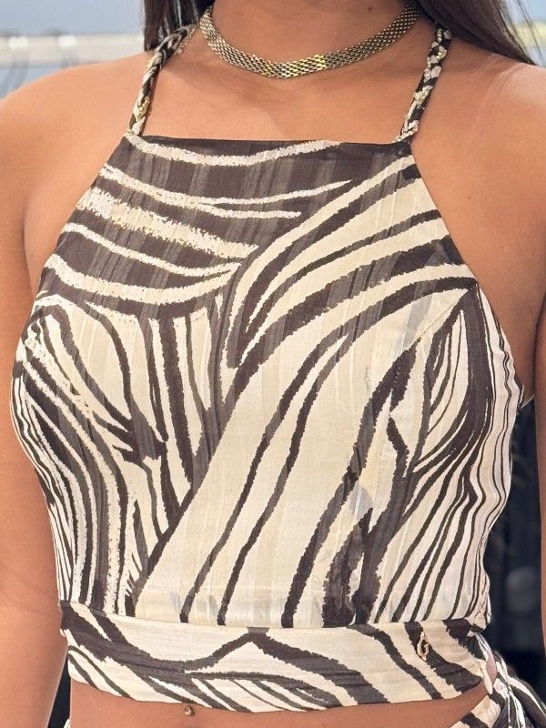 Guess - Sl Gaelle Crop Top - Beige