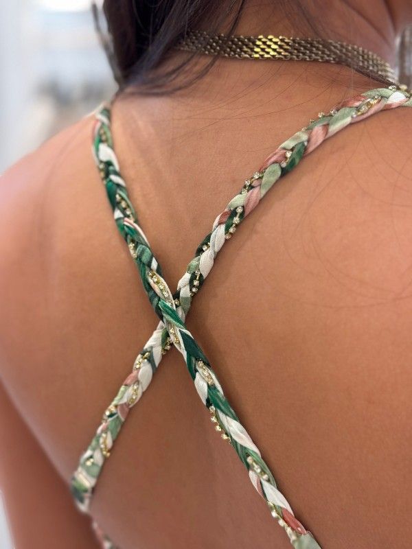 Guess - Sl Gaelle Crop Top - Groen