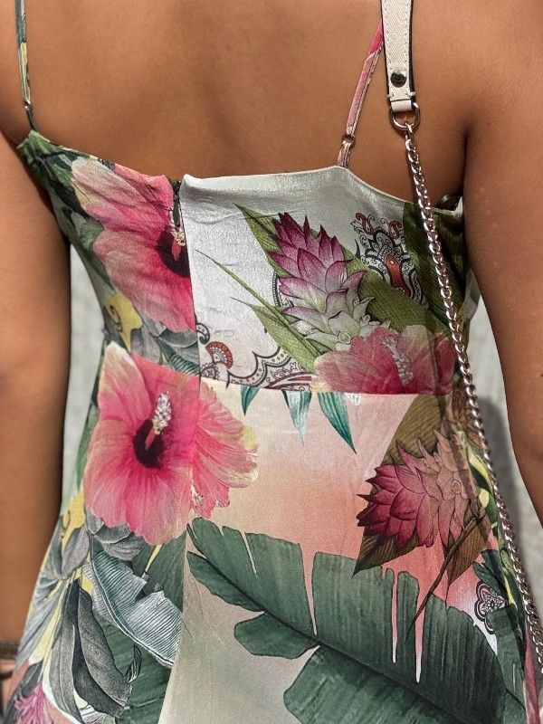 Guess - SL Tracie Dress W6YKAG - Meerkleurig