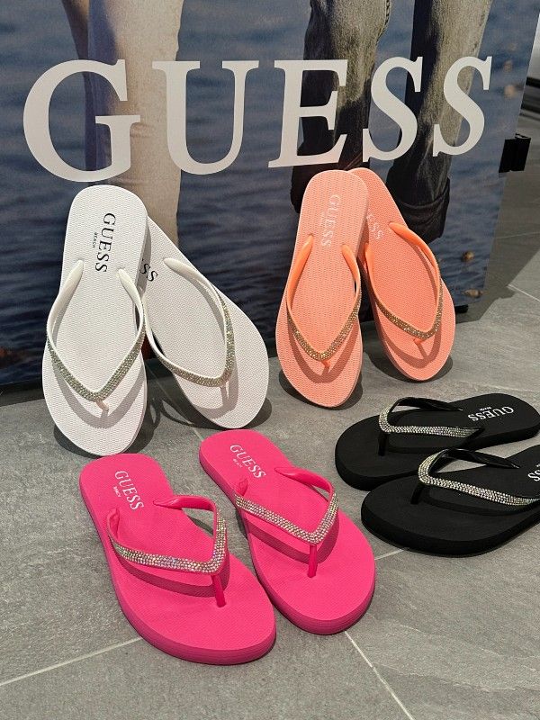 Guess - Flip Flop Rhinestone - Oranje