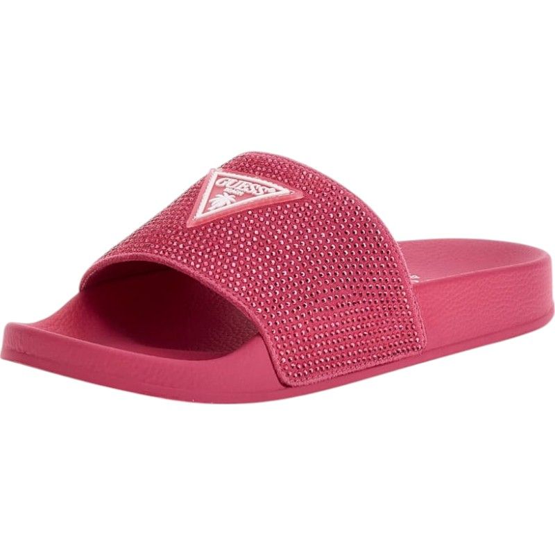 Guess - Beach Slippers Strass - Roze