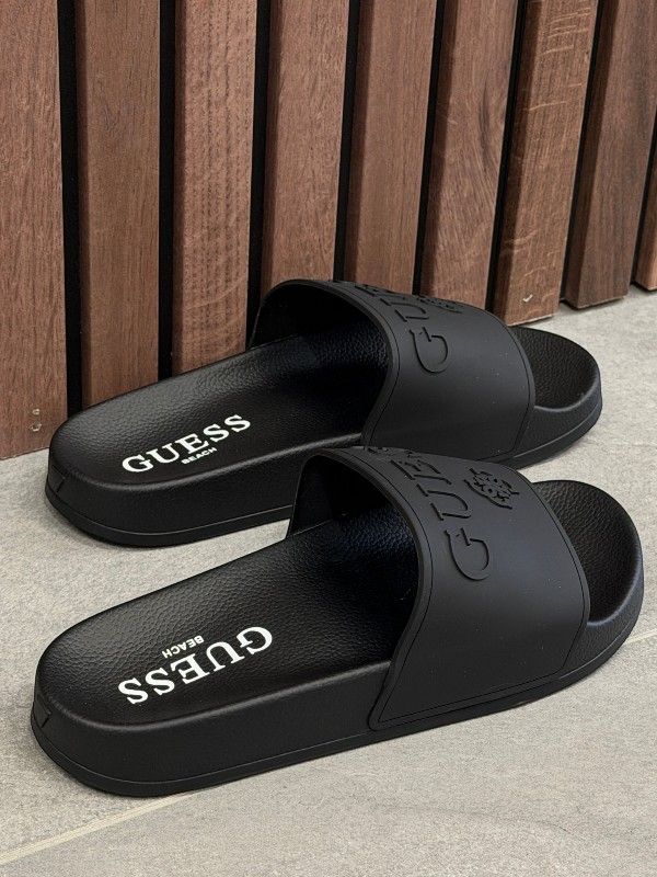 Guess - Slippers - Zwart