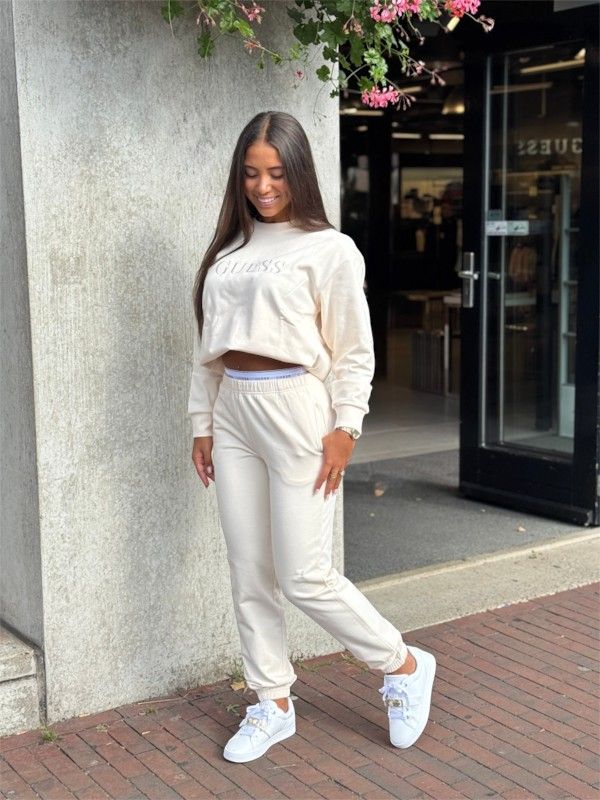 Guess - Sofia Cuffed Pants - Off-white