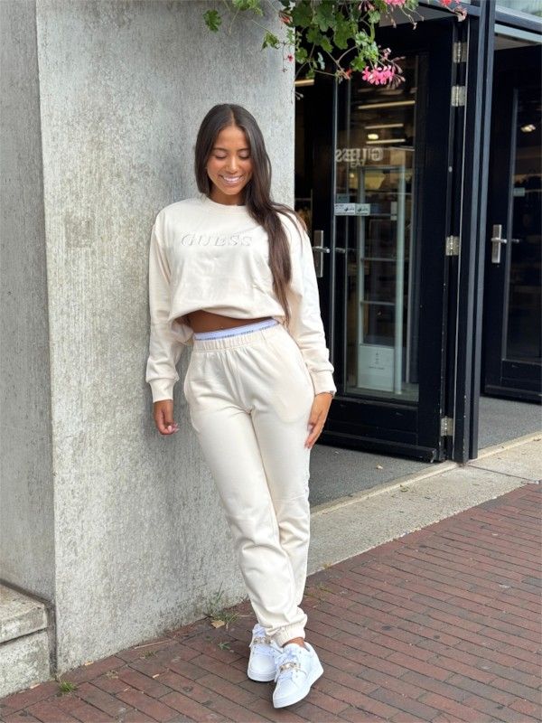Guess - Sofia Cuffed Pants - Off-white