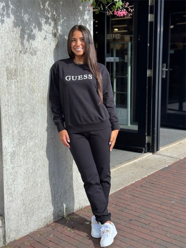 Guess - Sofia Round Neck - Zwart