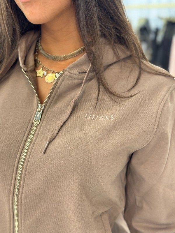 Guess - Sofia Zipper Sweatshirt - Bruin