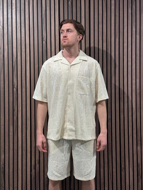 Guess - Ss Bowling Resort Palm - Beige