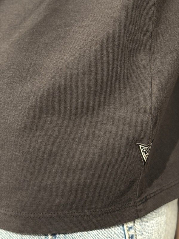 Guess - Ss Bsc Quattro G Mist Tee - Zwart