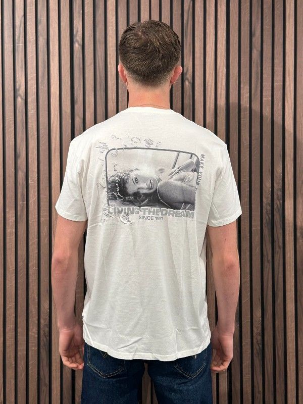 Guess - Ss Bsc Social Club Tee - Wit