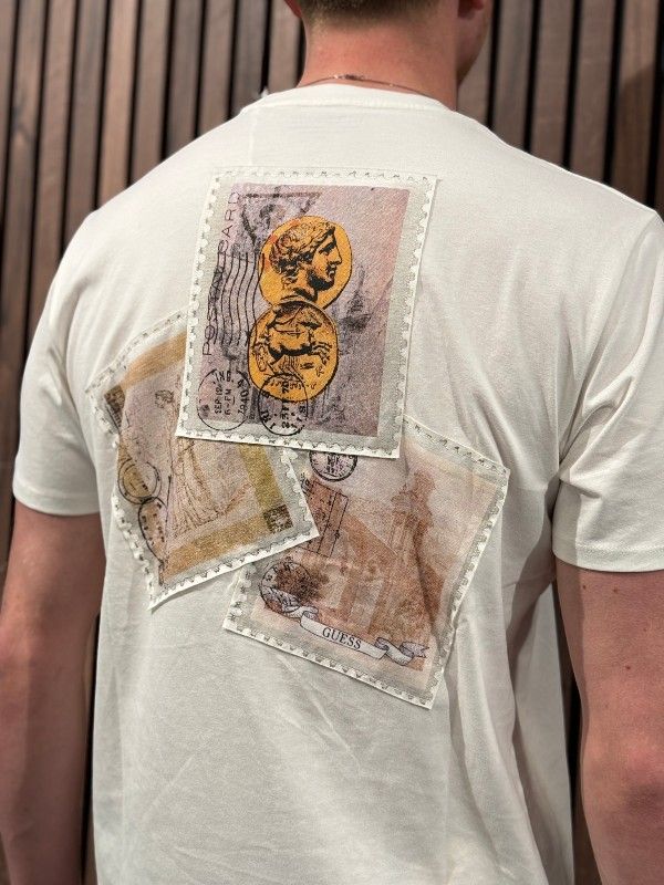 Guess - Ss Bsc Vacation Tee - Wit