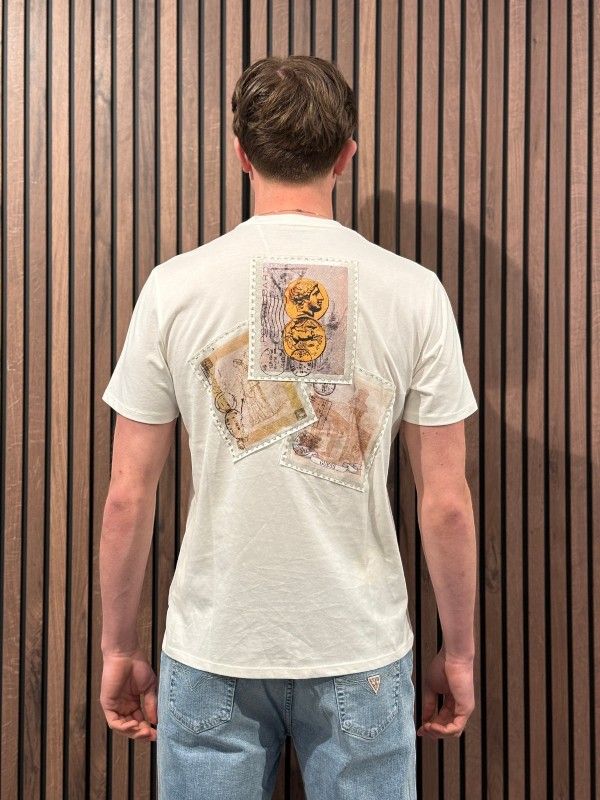 Guess - Ss Bsc Vacation Tee - Wit