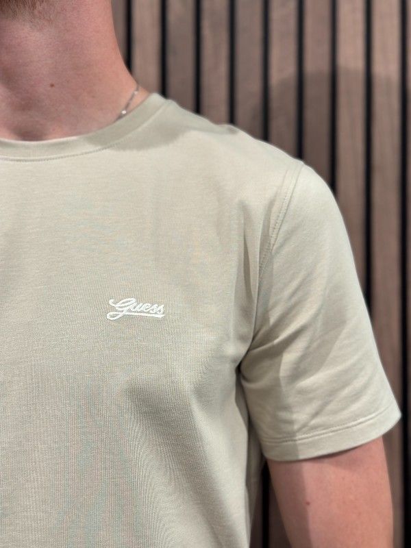 Guess - Ss Cn Basic Pima Tee - Beige
