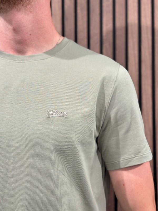 Guess - Ss Cn Basic Pima Tee - Groen
