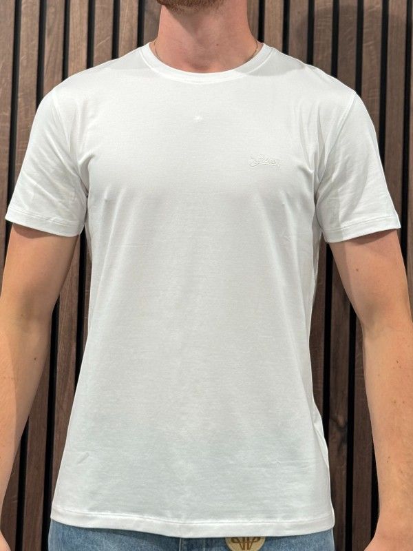 Guess - Ss Cn Basic Pima Tee - Wit