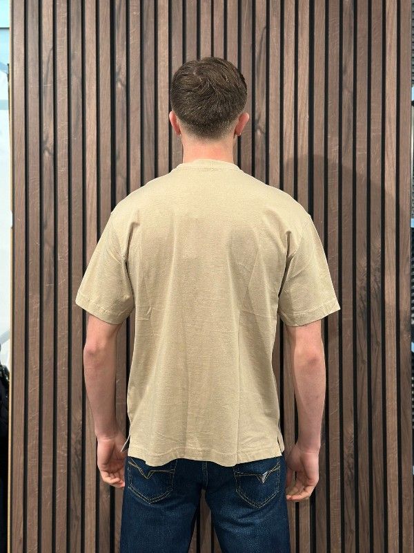 Guess - Ss Cn Diamante Logo Tee - Beige