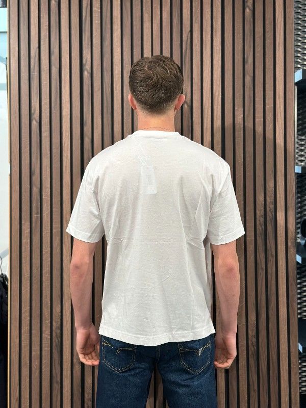 Guess - Ss Cn Diamante Logo Tee - Wit