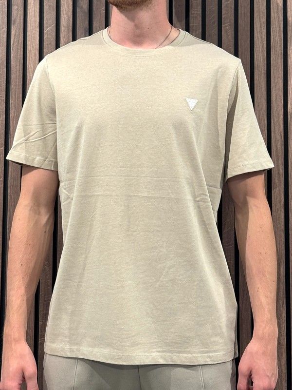 Guess - Ss Cn Patch Tee - Beige