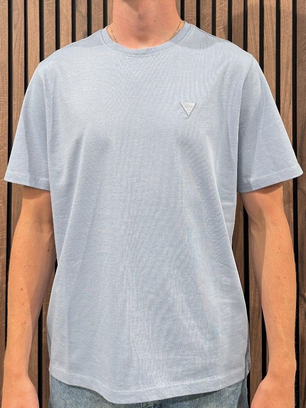 Guess - Ss Cn Patch Tee - Blauw