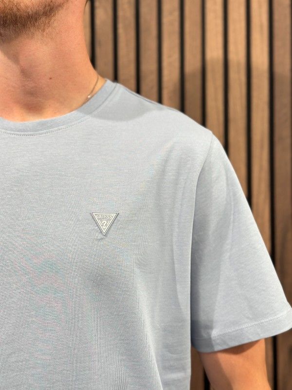 Guess - Ss Cn Patch Tee - Blauw