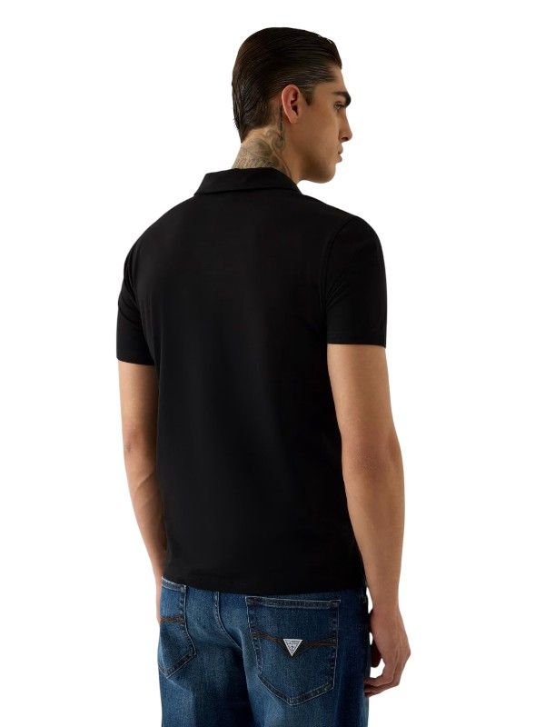 Guess - Ss Essential Polo - Zwart
