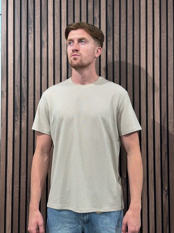 Guess - Ss Owen Knit Crew - Beige