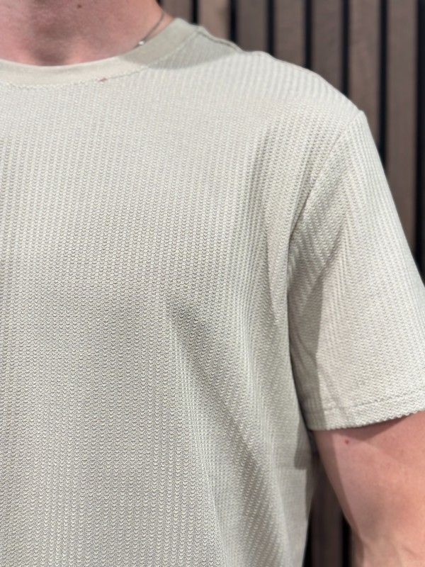 Guess - Ss Owen Knit Crew - Beige