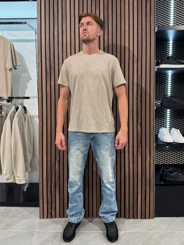 Guess - Ss Owen Knit Crew - Beige