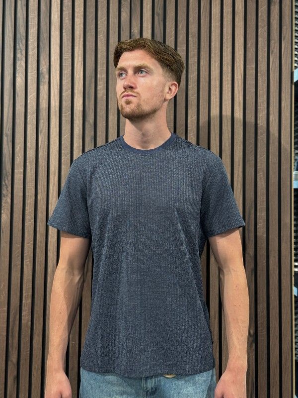 Guess - Ss Owen Knit Crew - Blauw