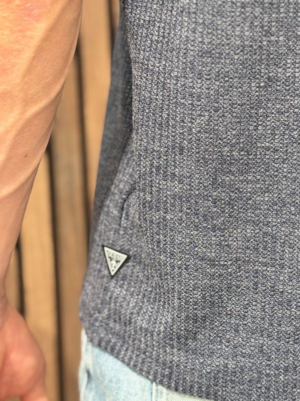 Guess - Ss Owen Knit Crew - Blauw